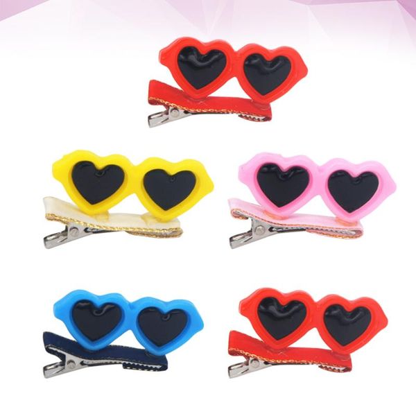 dog apparel 5pcs heart eyewear glasses hair clip beautiful party accessory for dogs puppies pets (random color)
dog apparel 5pcs heart eyewear glasses hair clip beautiful party accessory for dogs puppies pets (random color)