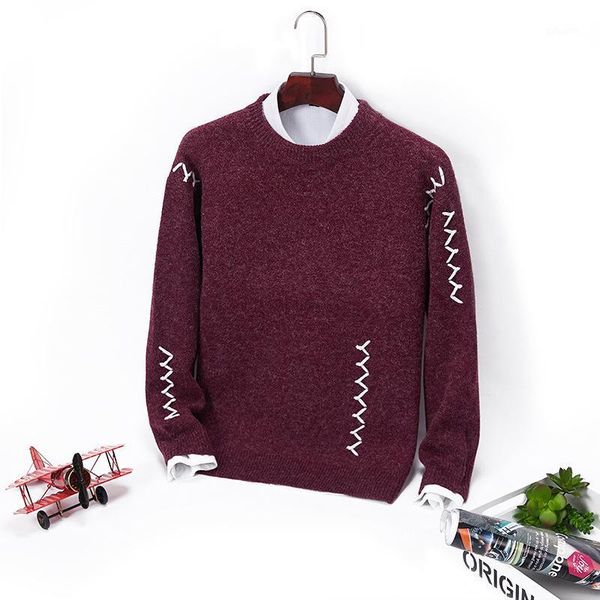 men's o-neck pullover autumn winter warm patchwork fashion comfortable slim fit long sleeve clothes knitted casual male sweater1, White;black
men's o-neck pullover autumn winter warm patchwork fashion comfortable slim fit long sleeve clothes knitted casual male sweater1, White;black