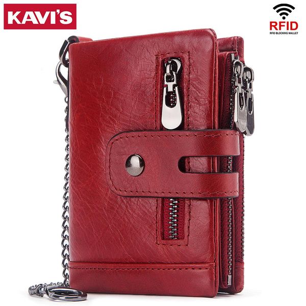 kavis 100% genuine cowhide leather women wallet female coin purse portfolio men portomonee small mini walet pocket for girl lady, Red;black
kavis 100% genuine cowhide leather women wallet female coin purse portfolio men portomonee small mini walet pocket for girl lady, Red;black