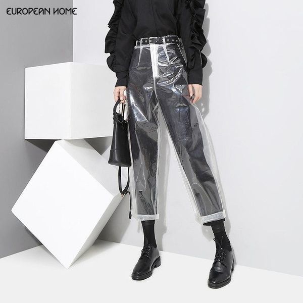 spring new pants women clothes fashion transparent casual harem pants korean style plus size loose ankle-length trousers t961, Black;white
spring new pants women clothes fashion transparent casual harem pants korean style plus size loose ankle-length trousers t961, Black;white