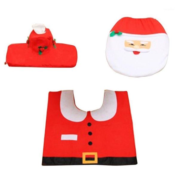 christmas festive toilet seat cover set 3pc christmas santa claus decoration bath mat toilet foot pad seat bathroom accessory1
christmas festive toilet seat cover set 3pc christmas santa claus decoration bath mat toilet foot pad seat bathroom accessory1