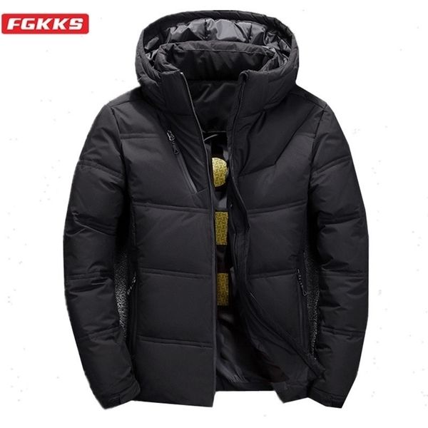 fgkks winter brand men down jackets coats men's trendy wild thick warm down coat hooded casual down jacket male 201114, Black
fgkks winter brand men down jackets coats men's trendy wild thick warm down coat hooded casual down jacket male 201114, Black
