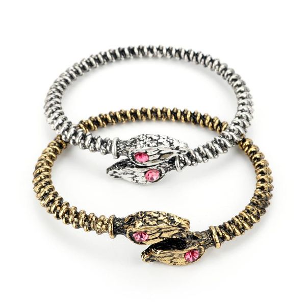 dongsheng viking jewelry thread double snake heads bracelet bangle men women crystal new openning bracelet-25, Black
dongsheng viking jewelry thread double snake heads bracelet bangle men women crystal new openning bracelet-25, Black