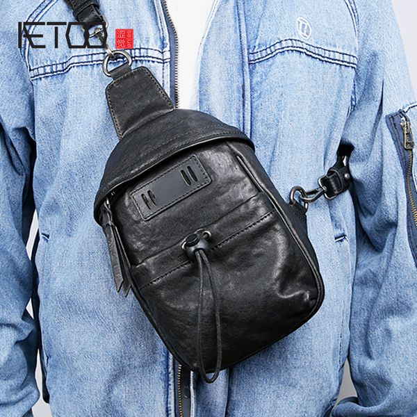 hbp aetoo leather trendmen's chest bag, simple personality mini men's bag, leather retro shoulder bag
hbp aetoo leather trendmen's chest bag, simple personality mini men's bag, leather retro shoulder bag