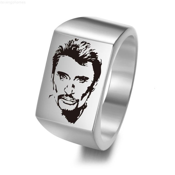 stainless french rock engraved star johnny hallyday p steel fans anniversary ring gift for men sl-101, Silver
stainless french rock engraved star johnny hallyday p steel fans anniversary ring gift for men sl-101, Silver