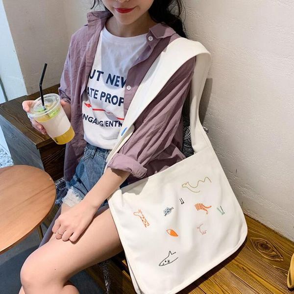2020 original embroidered animal single-shoulder canvas bag for ladies versatile cross handbag casual lady shopping bag
2020 original embroidered animal single-shoulder canvas bag for ladies versatile cross handbag casual lady shopping bag