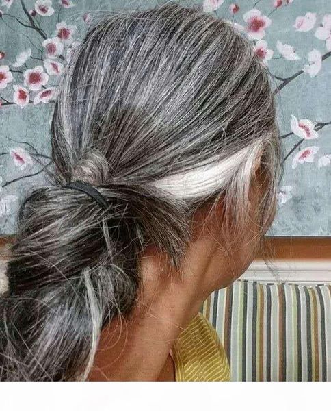 natural silver grey human hair ponytail hairpieces salt and pepper natural highlight ombre straight wraps gray virgin ponytail extensions, Black
natural silver grey human hair ponytail hairpieces salt and pepper natural highlight ombre straight wraps gray virgin ponytail extensions, Black