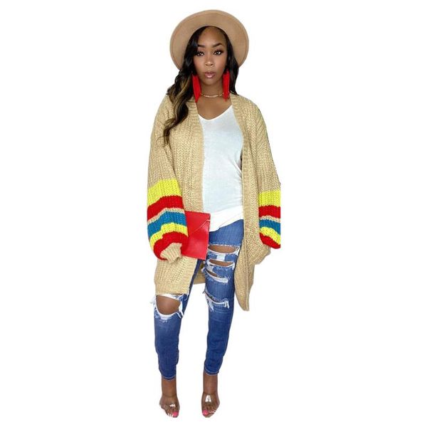 women long sweater cardigans 2021 autumn winter long sweater jacket color block pockets overcoat winter loose coat woman, Black;brown
women long sweater cardigans 2021 autumn winter long sweater jacket color block pockets overcoat winter loose coat woman, Black;brown