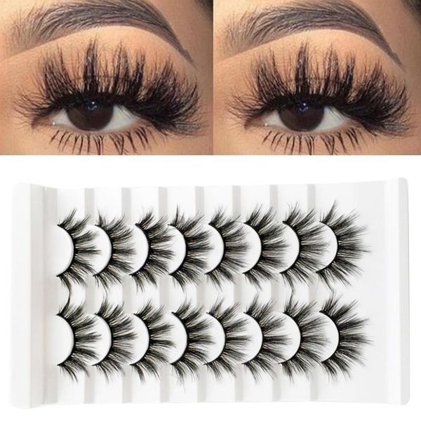 false eyelashes 8pairs natural 3d mink lashes dramatic makeup fake cosmetic eyelash extension volume silk u6o3
false eyelashes 8pairs natural 3d mink lashes dramatic makeup fake cosmetic eyelash extension volume silk u6o3
