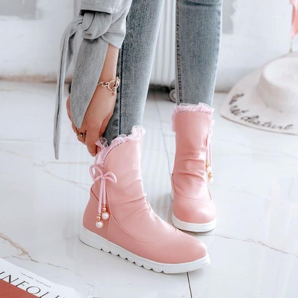 pxelena lolita mary janes ankle boots girls shoes 2020 winter ruffles bowknot beads flat short boots casual comfort white pink1, Black
pxelena lolita mary janes ankle boots girls shoes 2020 winter ruffles bowknot beads flat short boots casual comfort white pink1, Black