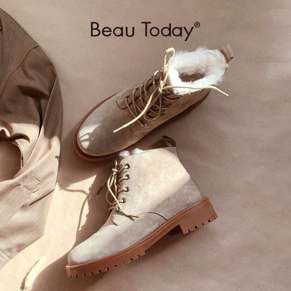 beautoday шерсть snow boots женщин из натуральной кожи круглый toe lace-up платформа зимняя дамы голеностопного длина обувь ручной работы 03, Black
beautoday шерсть snow boots женщин из натуральной кожи круглый toe lace-up платформа зимняя дамы голеностопного длина обувь ручной работы 03, Black