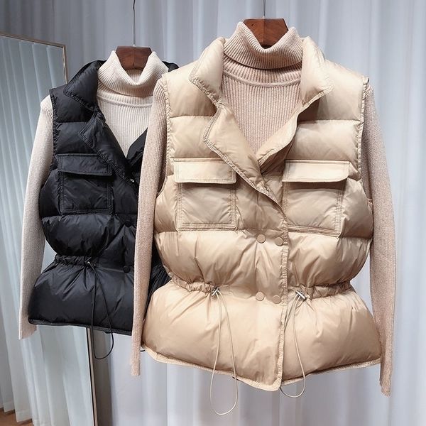 deat autumn light down vest women short vest warm waistcoat female white duck down down coat sleeveless mk909 201102, Black;white
deat autumn light down vest women short vest warm waistcoat female white duck down down coat sleeveless mk909 201102, Black;white
