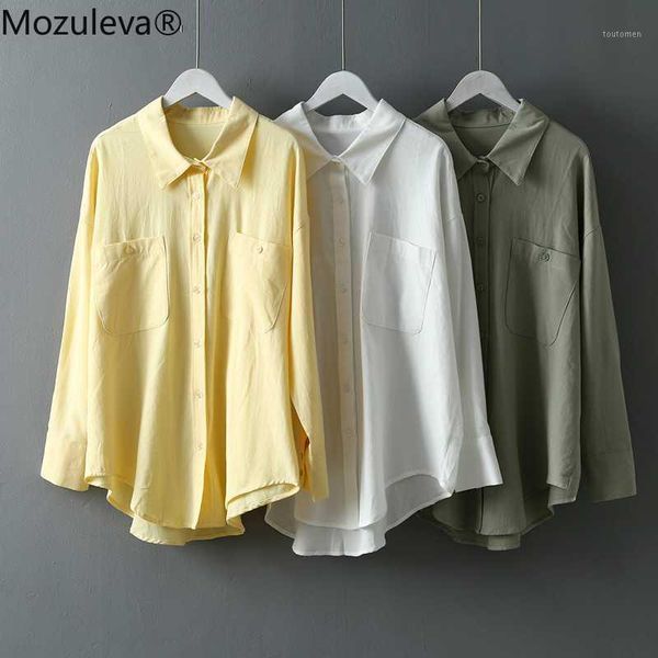 mozuleva basic white shirts for women spring summer turn-down collar double pockets office ladies blouse female blusas 20201
mozuleva basic white shirts for women spring summer turn-down collar double pockets office ladies blouse female blusas 20201
