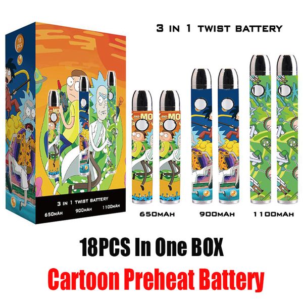 cartoon printing preheat battery 650/900/1100mah pen 510 thread adjustable 3.3-3.6-3.9-4.2v twist batteries vape cartridge display dhd1417
cartoon printing preheat battery 650/900/1100mah pen 510 thread adjustable 3.3-3.6-3.9-4.2v twist batteries vape cartridge display dhd1417