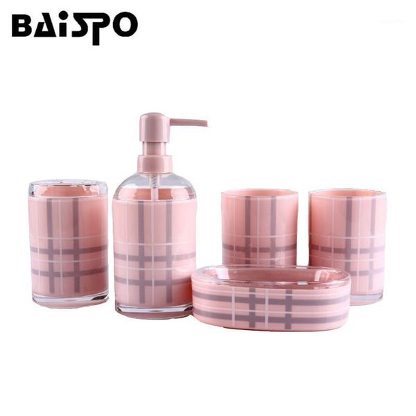 bath accessory set baispo bathroom 5 pcs/set acrylic bin soap dish dispenser bottle toothbrush holder home products set1
bath accessory set baispo bathroom 5 pcs/set acrylic bin soap dish dispenser bottle toothbrush holder home products set1