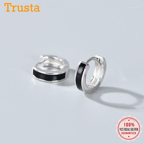 trustdavis 925 sterling silver hoop earrings black white hoops birthday gift for women huggie silver 925 jewelry brincos da18001, Golden;silver
trustdavis 925 sterling silver hoop earrings black white hoops birthday gift for women huggie silver 925 jewelry brincos da18001, Golden;silver