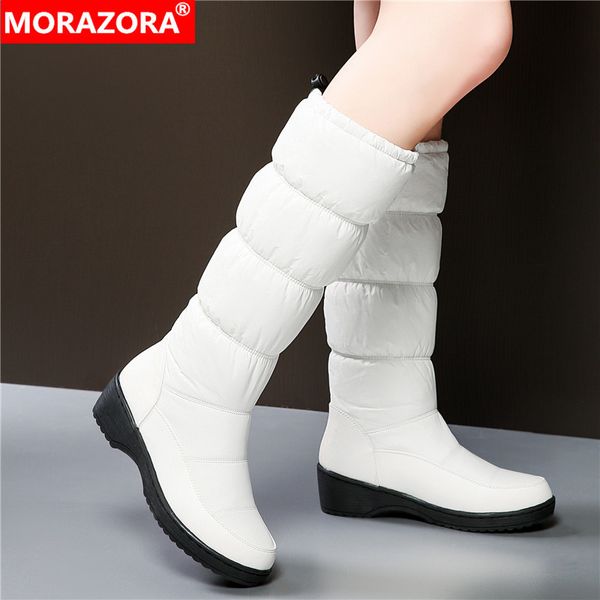 morazora 3 colors warm down women's snow boots thick fur plush mid calf women white black ladies cotton space female q1104
morazora 3 colors warm down women's snow boots thick fur plush mid calf women white black ladies cotton space female q1104