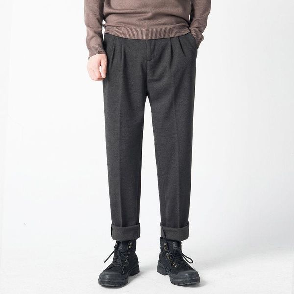 men's suits & blazers 2021 autumn and winter youth fashion loose solid color woolen trousers casual all-match simple straight-leg pants, White;black
men's suits & blazers 2021 autumn and winter youth fashion loose solid color woolen trousers casual all-match simple straight-leg pants, White;black