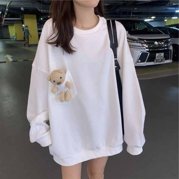 0esdl loose new autumn internet celebrity korean style 2020 coat sweater ins bear long sleeve purple sweater women's coat cute fashion, Black
0esdl loose new autumn internet celebrity korean style 2020 coat sweater ins bear long sleeve purple sweater women's coat cute fashion, Black