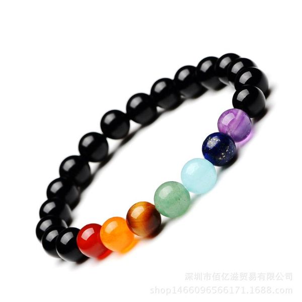 2021 New Natural Stone 8Mm Yoga Energy Stone Bracelet Aura Rough 7 Chakra Bracelet Hot Sale Bijoux, Black
2021 New Natural Stone 8Mm Yoga Energy Stone Bracelet Aura Rough 7 Chakra Bracelet Hot Sale Bijoux, Black