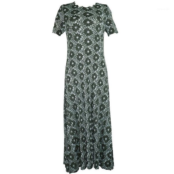 fashion tide new fashion casual temperament woman loose plus pleated short-sleeved flower dress tc1911, Black;gray
fashion tide new fashion casual temperament woman loose plus pleated short-sleeved flower dress tc1911, Black;gray