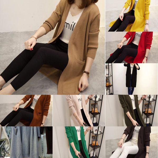 new style fashion sweater in knitwear coat knitwearspring and autumn of 2019 women's coat korean loose and versatile knitwear medium le, White;black
new style fashion sweater in knitwear coat knitwearspring and autumn of 2019 women's coat korean loose and versatile knitwear medium le, White;black
