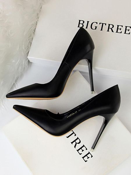 dress shoes spring 2021 high heels women's thin and wild pointed small fresh girl large size single, Black
dress shoes spring 2021 high heels women's thin and wild pointed small fresh girl large size single, Black