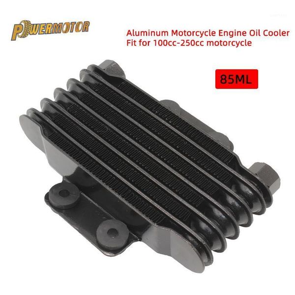 motorcycle oil cooler aluminum 85ml engine oil cooler cooling radiator for 100cc-250cc motorcycle dirt bike atv (black&silver)1
motorcycle oil cooler aluminum 85ml engine oil cooler cooling radiator for 100cc-250cc motorcycle dirt bike atv (black&silver)1