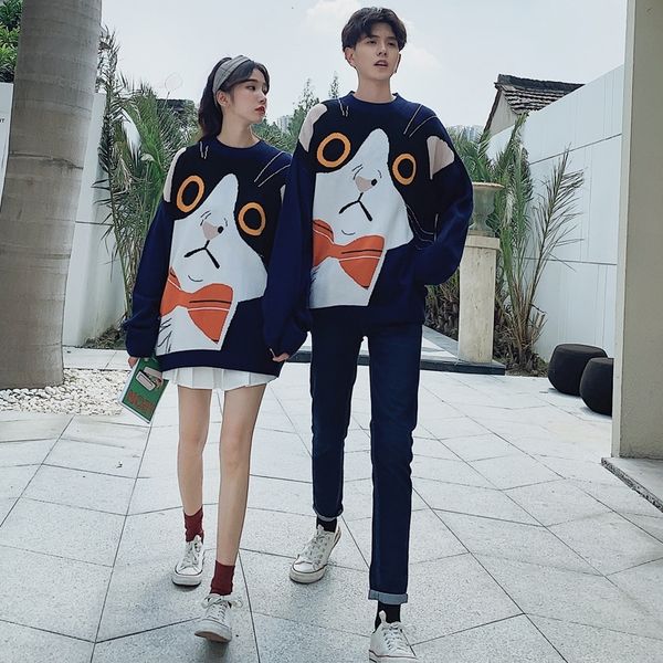 wtjiv wxw2019 autumn hzmw personalized personalized couple's lazy wxw2019 winter winter new new couple's lazy jacket sweater jacke, White;black
wtjiv wxw2019 autumn hzmw personalized personalized couple's lazy wxw2019 winter winter new new couple's lazy jacket sweater jacke, White;black