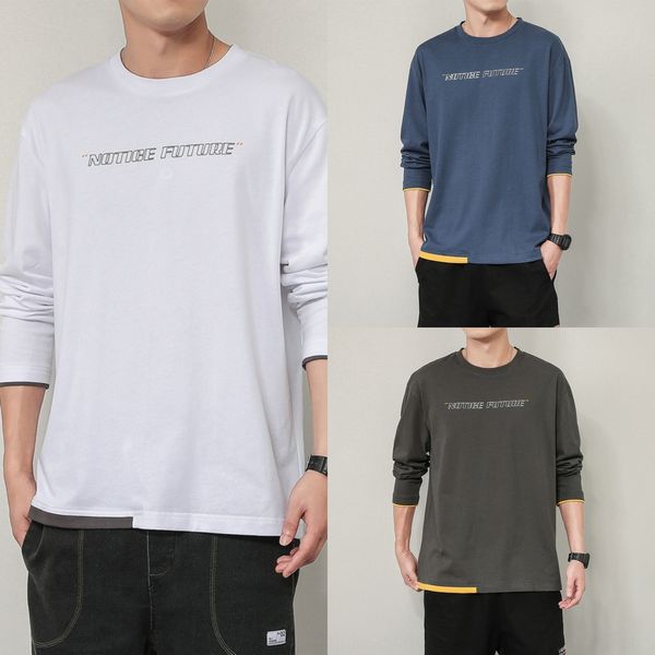 spring and clothes t- clothes men's long sleeve t-shirt 2020 new bottoming shirt autumn clothing trend fashion brand fashion autumn coa, Blue
spring and clothes t- clothes men's long sleeve t-shirt 2020 new bottoming shirt autumn clothing trend fashion brand fashion autumn coa, Blue