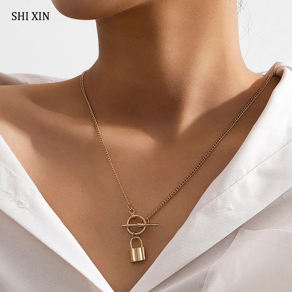 shixin rock choker замок ожерелье для женщин punk длинных цепей на шее с замком ювелирной padlock подвеска колье 2020 мода, Silver
shixin rock choker замок ожерелье для женщин punk длинных цепей на шее с замком ювелирной padlock подвеска колье 2020 мода, Silver