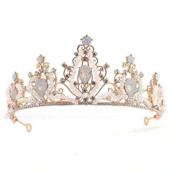 beauty fashion crystal bead rhinestone bridal crown and tiaras luxury wedding bride coronal headpiece accessory for women bh, Golden;silver
beauty fashion crystal bead rhinestone bridal crown and tiaras luxury wedding bride coronal headpiece accessory for women bh, Golden;silver