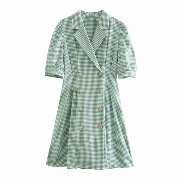 2021 new vintage female at knee height summer green dress fashionable middle ladies plaid loose girls dressed ycaw, Black;gray
2021 new vintage female at knee height summer green dress fashionable middle ladies plaid loose girls dressed ycaw, Black;gray