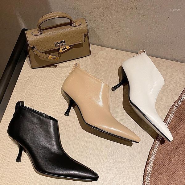 boots ankle women's shoes genuine leather european design thin high heel office lady bottes femme1, Black
boots ankle women's shoes genuine leather european design thin high heel office lady bottes femme1, Black