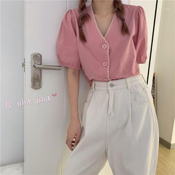 v neck summer shirt women blouse puff sleeve kawaii chemise femme chemisier blusa mujer camisa nice color1, White
v neck summer shirt women blouse puff sleeve kawaii chemise femme chemisier blusa mujer camisa nice color1, White