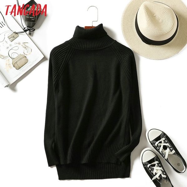 tangada turtleneck sweater women solid jumper casaco feminino tricot female pullovers long sleeve knitwear winter clothes aqx10 y200910, White;black
tangada turtleneck sweater women solid jumper casaco feminino tricot female pullovers long sleeve knitwear winter clothes aqx10 y200910, White;black