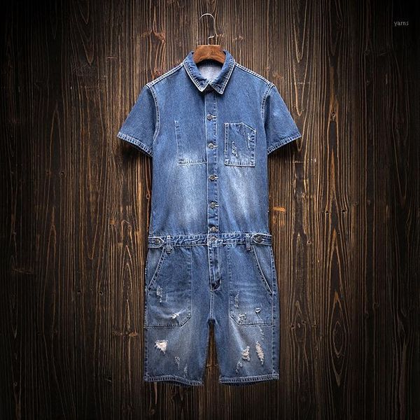2020 new men's jeans water wash one piece tooling strap pants denim trousers overalls ripped jeans denim jumpsuits1, Blue
2020 new men's jeans water wash one piece tooling strap pants denim trousers overalls ripped jeans denim jumpsuits1, Blue
