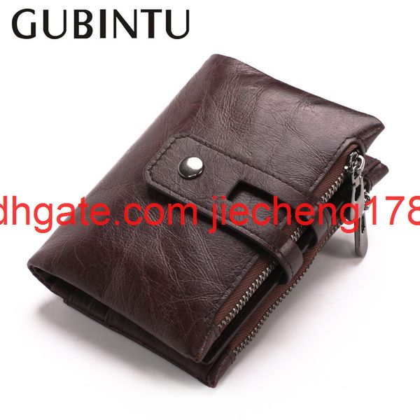 gubintu leather wallet casual short men's wallet double zipper buckle large capacity wallet, Red;black
gubintu leather wallet casual short men's wallet double zipper buckle large capacity wallet, Red;black