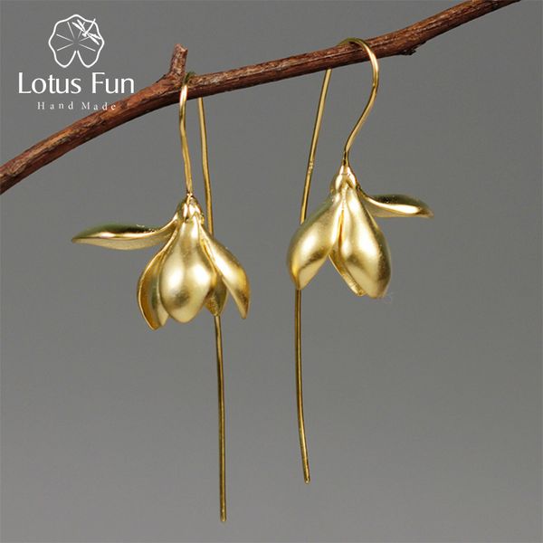 lotus fun real 925 sterling silver earrings designer fine jewelry 18k gold elegant magnolia flower dangle earrings for women 200923
lotus fun real 925 sterling silver earrings designer fine jewelry 18k gold elegant magnolia flower dangle earrings for women 200923