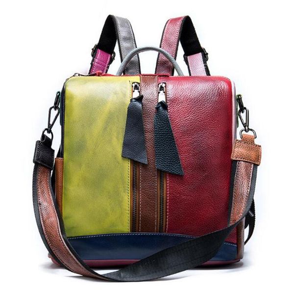 backpack women genuine leather convertible backpacks female women's leather backpack school bag for feminina daypack
backpack women genuine leather convertible backpacks female women's leather backpack school bag for feminina daypack
