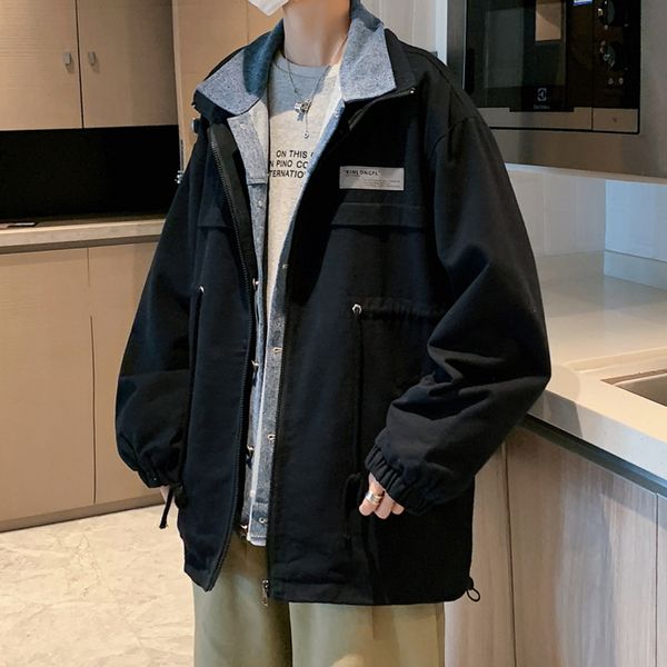 et for men style japane 2021 fashion spring coat windbreaker hooded zipper outwear, Black;brown
et for men style japane 2021 fashion spring coat windbreaker hooded zipper outwear, Black;brown