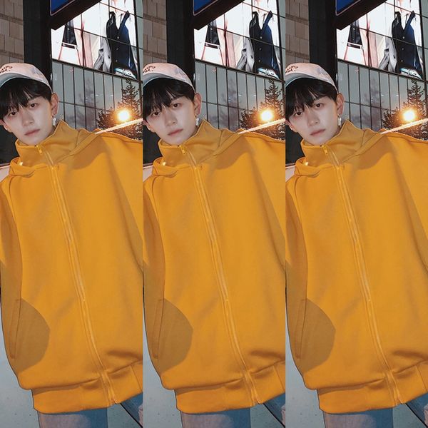 sweater men's thin ins fashion brand autumn new korean sweater sweaterversion trend three bar loose lovers hooded cardigan man q8lrr, Black
sweater men's thin ins fashion brand autumn new korean sweater sweaterversion trend three bar loose lovers hooded cardigan man q8lrr, Black