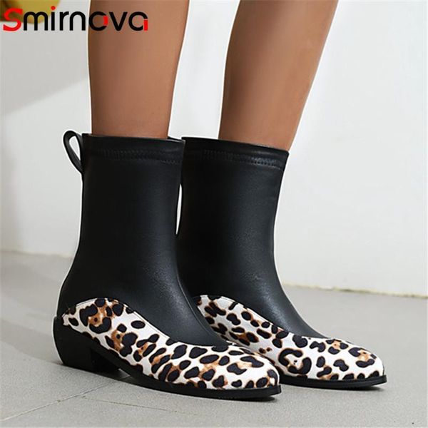 smirnova 2020 big size 48 stretch pu ankle boots women leopard zebra pattern fashion shoes ladies autumn winter boots1, Black
smirnova 2020 big size 48 stretch pu ankle boots women leopard zebra pattern fashion shoes ladies autumn winter boots1, Black
