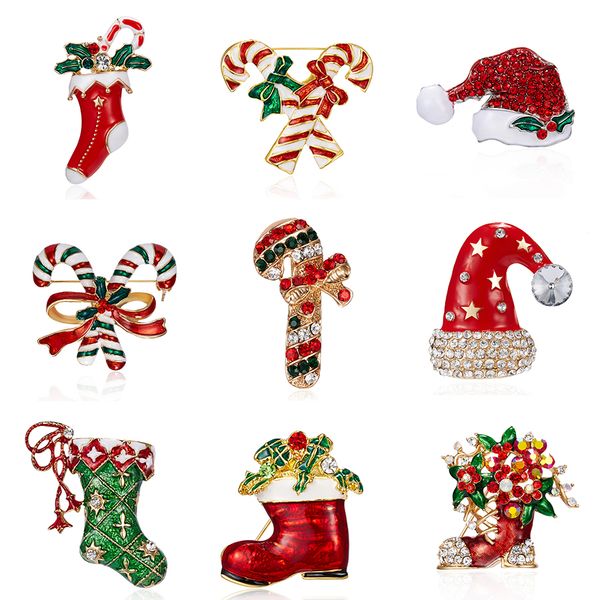 1pc colorful double christmas crutch bow shape alloy painting oil xmas brooch women men fashion gift, Gray
1pc colorful double christmas crutch bow shape alloy painting oil xmas brooch women men fashion gift, Gray