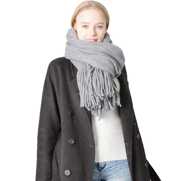 tj-tianjun cashmere-like solid color scarf long tassels autumn winter lengthening and thickening keep warm shawl multi color, Blue;gray
tj-tianjun cashmere-like solid color scarf long tassels autumn winter lengthening and thickening keep warm shawl multi color, Blue;gray