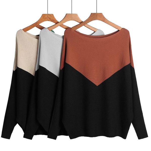 off shoulder women sweater oversized batwing long sleeve knitted pullovers soft loose casual female jumper pull femm, White;black
off shoulder women sweater oversized batwing long sleeve knitted pullovers soft loose casual female jumper pull femm, White;black
