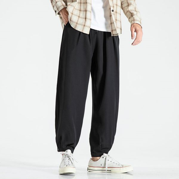 yoyoo new autumn clothing solid oversized streetwear harem men casual loose men's pants man, Black
yoyoo new autumn clothing solid oversized streetwear harem men casual loose men's pants man, Black