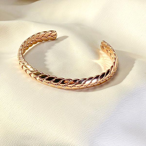 bangle rose gold black color wheat design stainless steel bracelets 8mm colorful open adjustable for women jewelry gifts
bangle rose gold black color wheat design stainless steel bracelets 8mm colorful open adjustable for women jewelry gifts