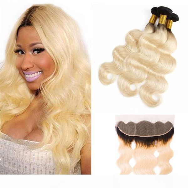 malaysian blonde ombre 1b 613 body wave virgin hair wefts with 13x4 lace frontal 4 pieces lot human hair extensions 12-24inch 1b 613, Black;brown
malaysian blonde ombre 1b 613 body wave virgin hair wefts with 13x4 lace frontal 4 pieces lot human hair extensions 12-24inch 1b 613, Black;brown