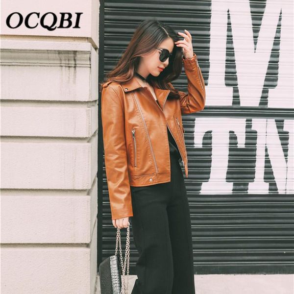 2021 autumn ladies jacket korean style fashion slim casual crop jacket bomber moto pu, Black;brown
2021 autumn ladies jacket korean style fashion slim casual crop jacket bomber moto pu, Black;brown